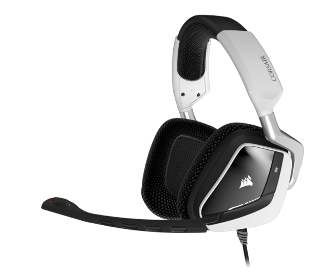 Corsair VOID RGB USB Dolby 7.1 Gaming Headset (białe) - 321356 - zdjęcie